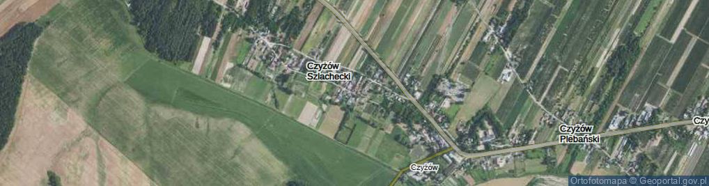 Zdjęcie satelitarne Czyżów Szlachecki ul.